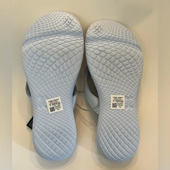 NWT under Armour memory foam Marbella VII graphic FB slides shoes Sz 12