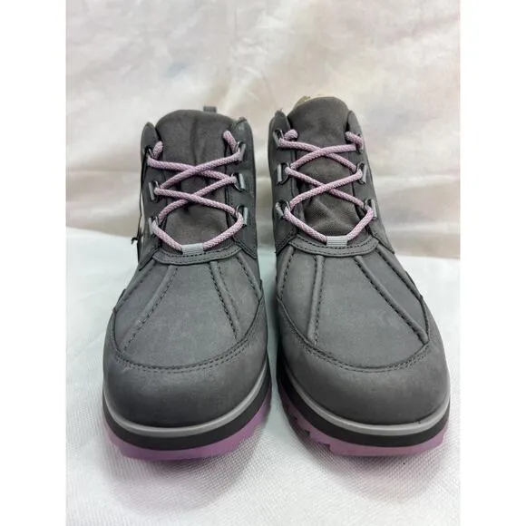 NWT Vionic Women's 10 Waterproof Gray High-Top Boots Acadia Nolan Purple NEW