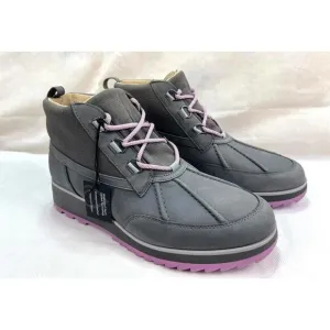 NWT Vionic Women's 10 Waterproof Gray High-Top Boots Acadia Nolan Purple NEW
