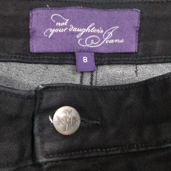 NYDJ Super Sculpting Black Denim JANICE LEGGINGS