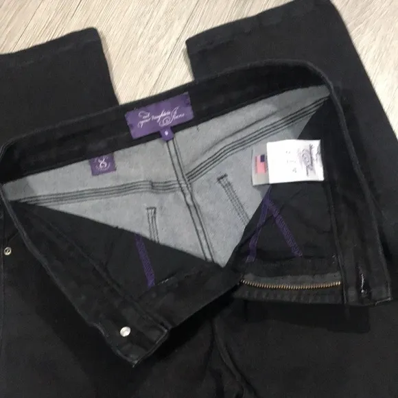 NYDJ Super Sculpting Black Denim JANICE LEGGINGS