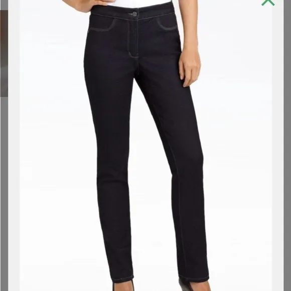 NYDJ Super Sculpting Black Denim JANICE LEGGINGS