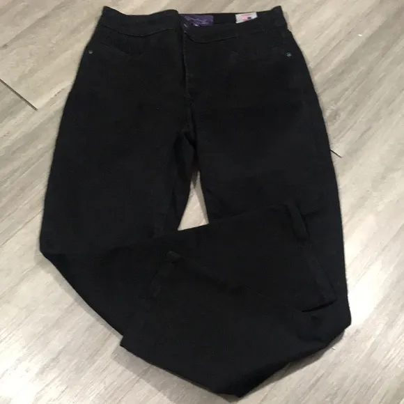 NYDJ Super Sculpting Black Denim JANICE LEGGINGS