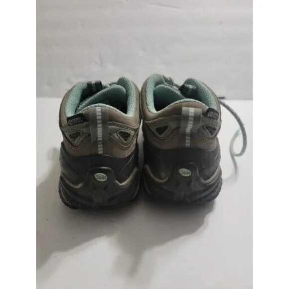 Oboz Women's Sawtooth II Low Top Boots Sz 9 Gray Waterproof Hiking Shoes