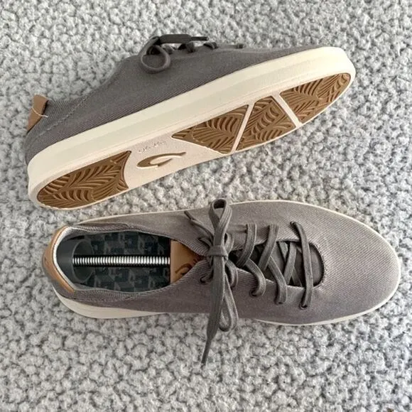 Olukai Fog Ki’ihele Li Women’s Lace Up Sneakers