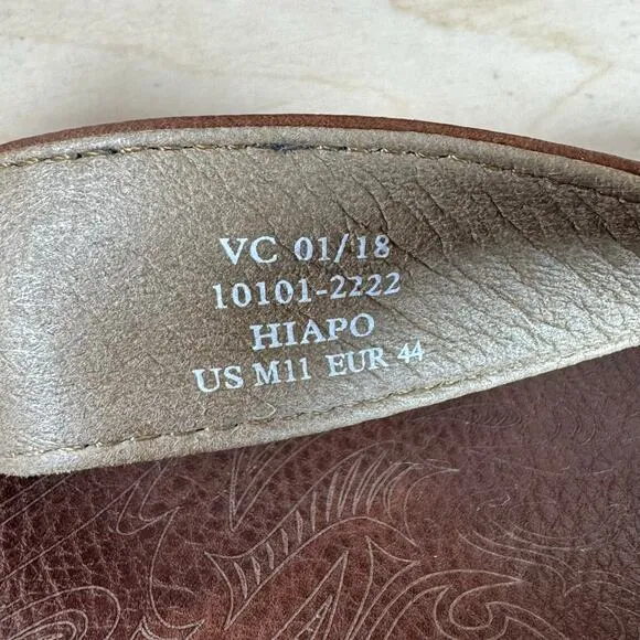 OLUKAI Hiapo Men's Beach Sandals, Full-Grain Leather Flip Flops comfort fit 11