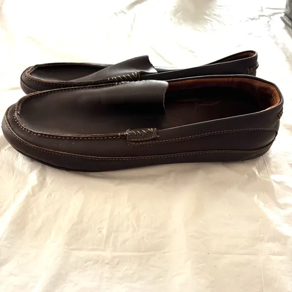 Olukai Kulana leather brown loafers SZ 13 NWOT