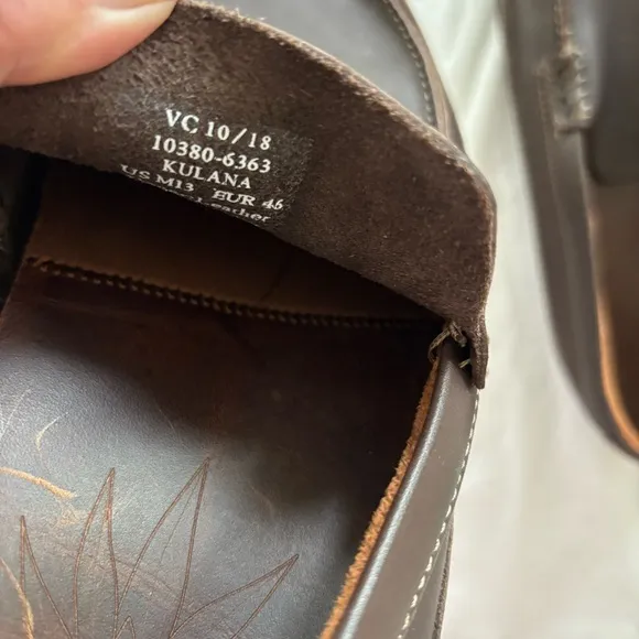 Olukai Kulana leather brown loafers SZ 13 NWOT