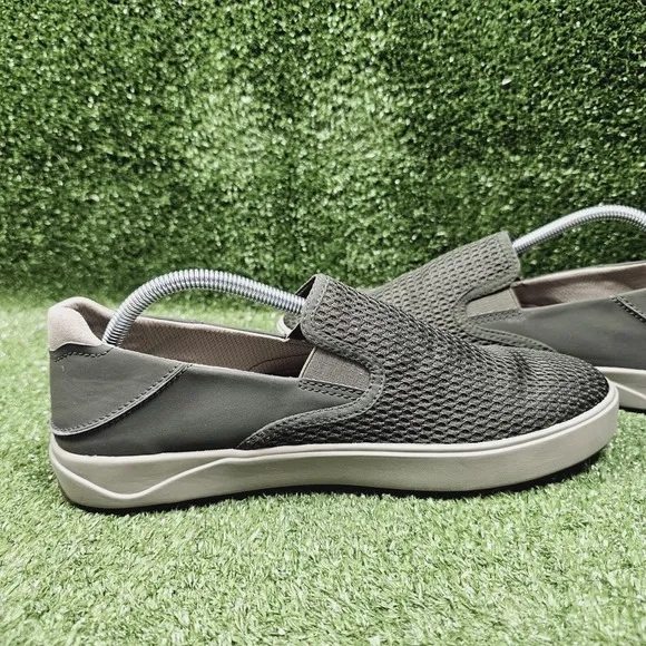 OluKai Lae Ahi Green Drop Heel Slip On Casual Loafers Mens Size US 9