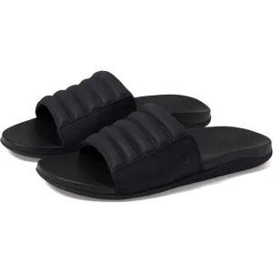 OluKai Men's Maha 'Olu Slides Size US 10 EU 43 Black Water Resistant NIB