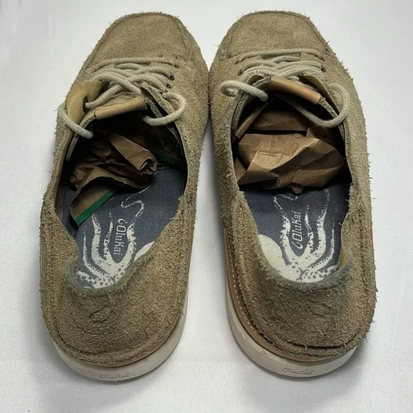OLUKAI Nalukai Kala suede lace up loafers Men’s 12