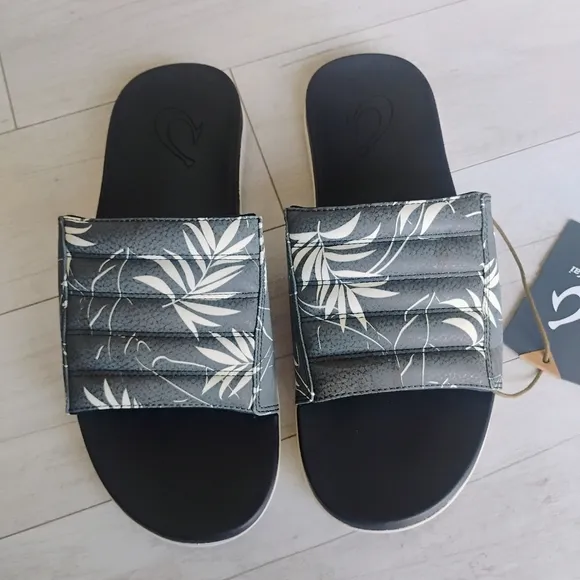 OluKai NEW Mens Maha 'Olu Slides Slip-on Sandals