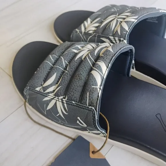 OluKai NEW Mens Maha 'Olu Slides Slip-on Sandals