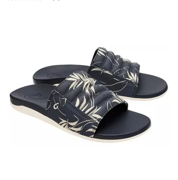 OluKai NEW Mens Maha 'Olu Slides Slip-on Sandals