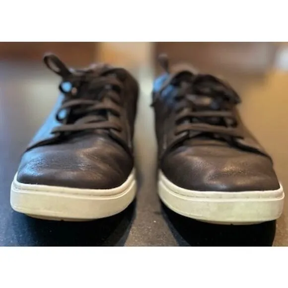OLUKAI Pehuea Li 'ILI Brown Leather Sneakers Drop In Heel EU 39, Women's 9