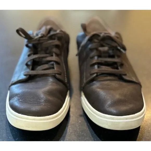 OLUKAI Pehuea Li 'ILI Brown Leather Sneakers Drop In Heel EU 39, Women's 9
