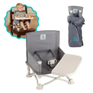 OmniBoost Travel Booster Seat with Tray for Baby | Folding Portable Baby Booster