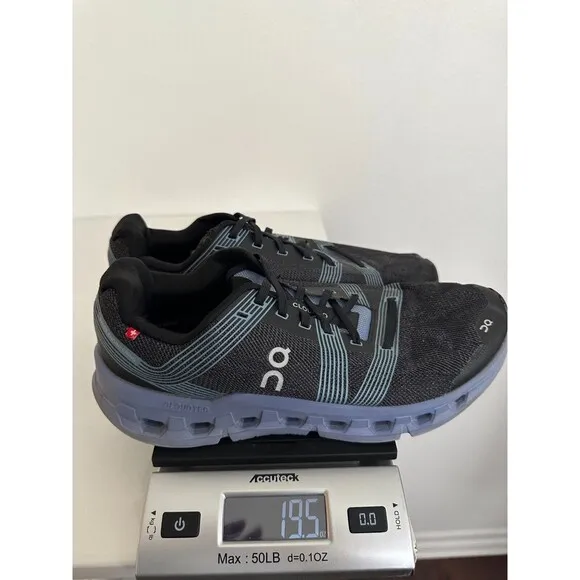 On Cloud Go Low Top Sneakers Mesh Blue Black Shale Walking Hiking Men's Size 9