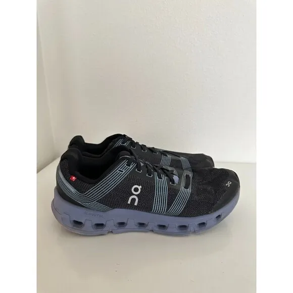 On Cloud Go Low Top Sneakers Mesh Blue Black Shale Walking Hiking Men's Size 9