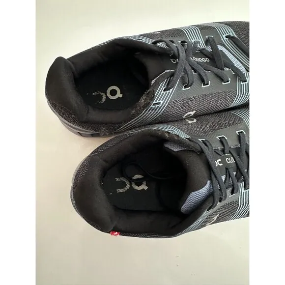 On Cloud Go Low Top Sneakers Mesh Blue Black Shale Walking Hiking Men's Size 9