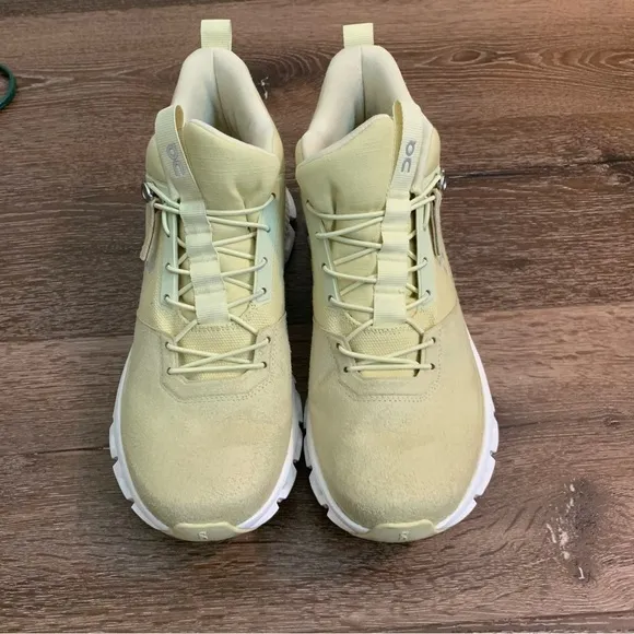 On cloud running Womens hi sneakers yellow 8