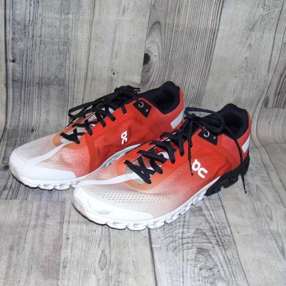 ON Cloudflow Mesh Rust Eclipse Sneakers Mens Size 10