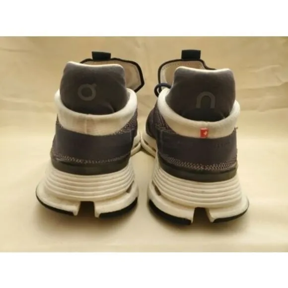On Cloudnova Mesh Running Sneakers Mens Sz 10 Navy Grey White 26.99265