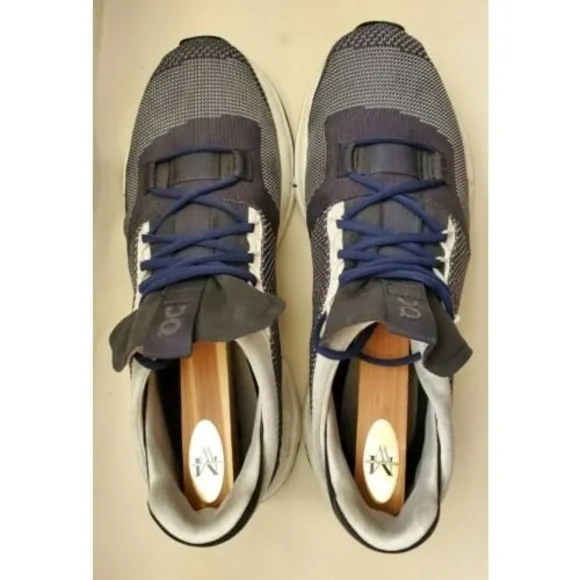 On Cloudnova Mesh Running Sneakers Mens Sz 10 Navy Grey White 26.99265