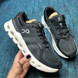 On Cloudrunner 2 Sneakers in Eclipse Black On Cloud On Running