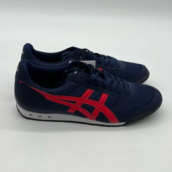 Onitsuka Tiger Ultimate 81 Men’s Size 10 Peacoat/Classic Red Suede Mesh Sneakers