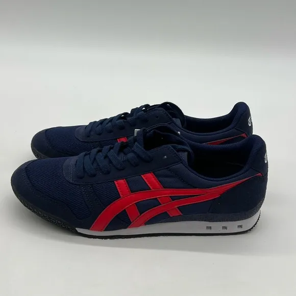 Onitsuka Tiger Ultimate 81 Men’s Size 10 Peacoat/Classic Red Suede Mesh Sneakers