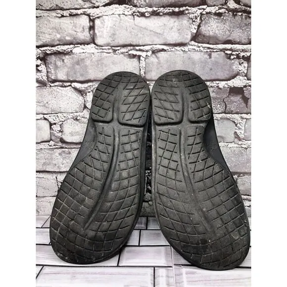 Oofos Ooahh Black Recovery Rubber Sport Slides Sandals Men’s Size 11M US/44EU
