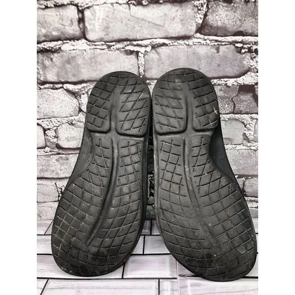 Oofos Ooahh Black Recovery Rubber Sport Slides Sandals Men’s Size 11M US/44EU
