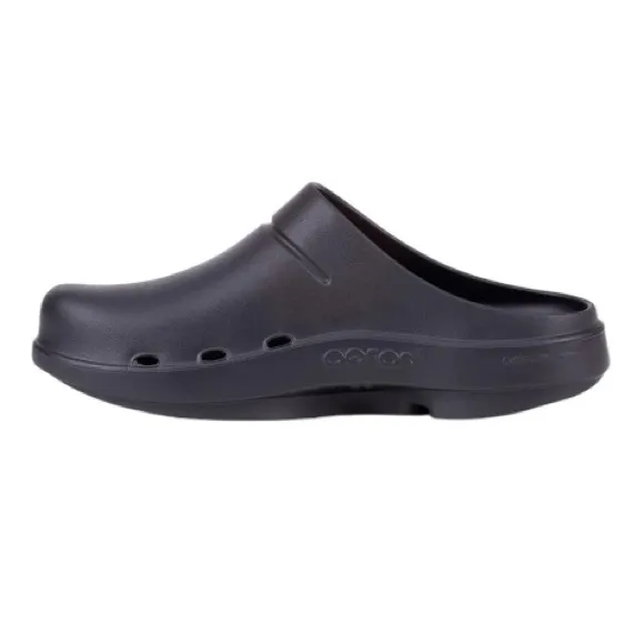 OOFOS Oocloog Clog Black Slide US Men's 14/Women's 16 Unisex with Oofoam