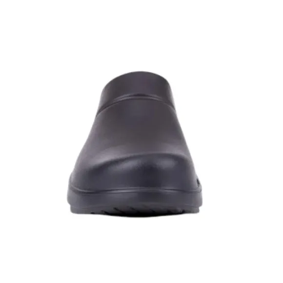 OOFOS Oocloog Clog Black Slide US Men's 14/Women's 16 Unisex with Oofoam