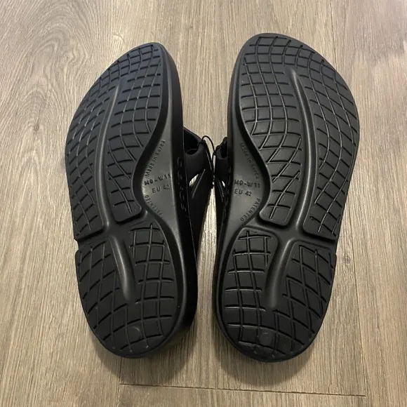 Oofos Thong Slipper Sandal Mens 9 Women 11 Recovery Foam Slides Slip On Comfort