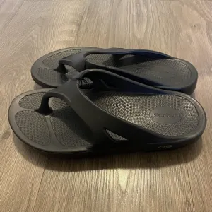 Oofos Thong Slipper Sandal Mens 9 Women 11 Recovery Foam Slides Slip On Comfort