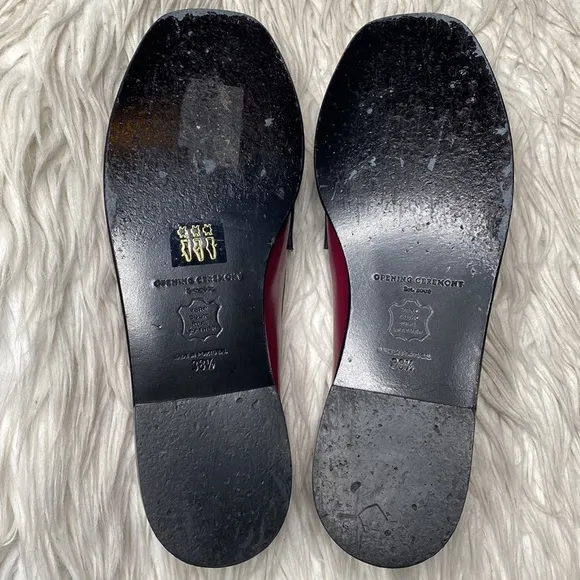 Opening Ceremony patent leather loafers