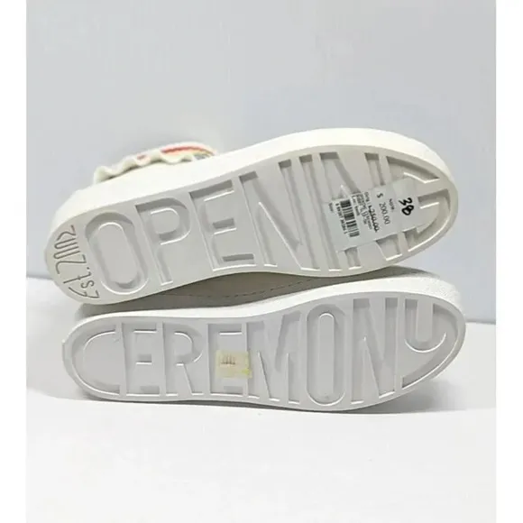 Opening Ceremony Women's Bobby Ruffled Sock Slip-On Sneakers Size 38 (MSRP $250)