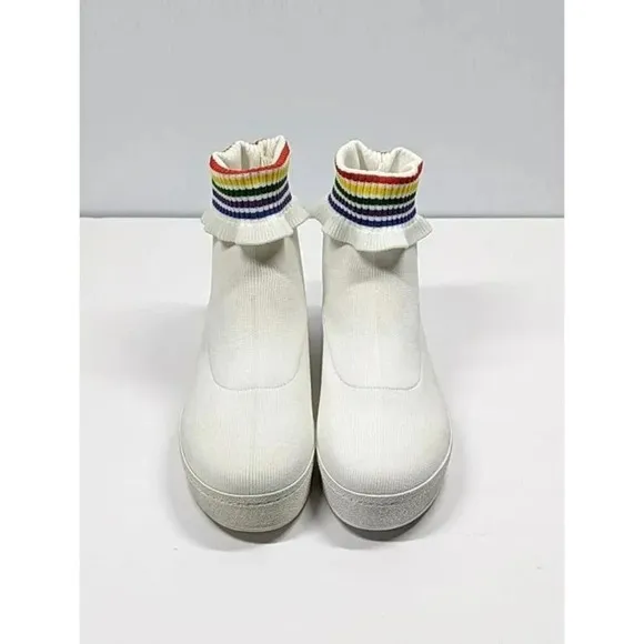 Opening Ceremony Women's Bobby Ruffled Sock Slip-On Sneakers Size 38 (MSRP $250)