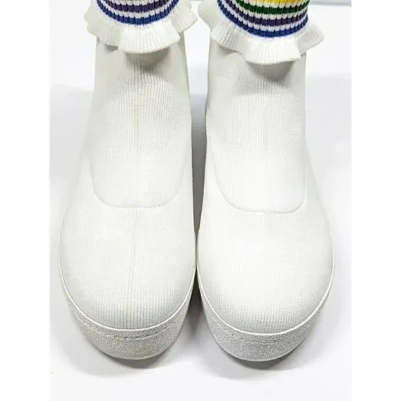 Opening Ceremony Women's Bobby Ruffled Sock Slip-On Sneakers Size 38 (MSRP $250)