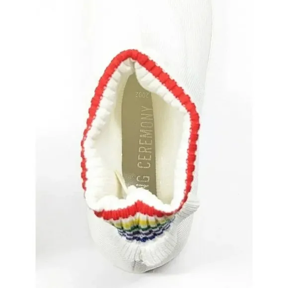 Opening Ceremony Women's Bobby Ruffled Sock Slip-On Sneakers Size 38 (MSRP $250)