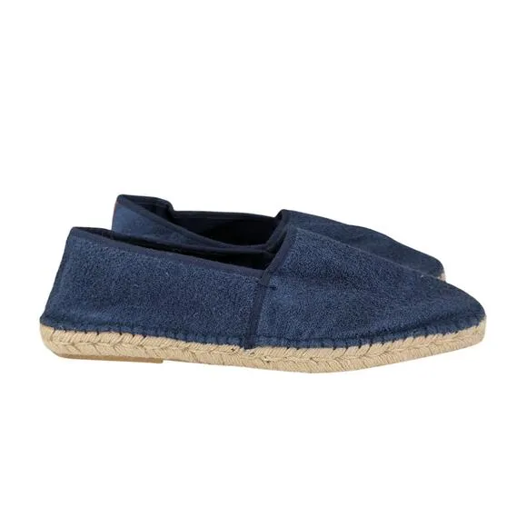 Orlebar Brown Fleet Cotton Terry Espadrilles Blue EU 46 UK 12 US Men's 13 Casual