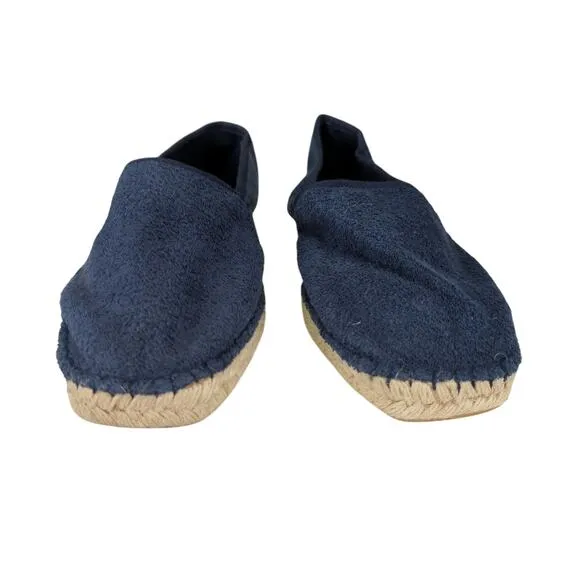 Orlebar Brown Fleet Cotton Terry Espadrilles Blue EU 46 UK 12 US Men's 13 Casual