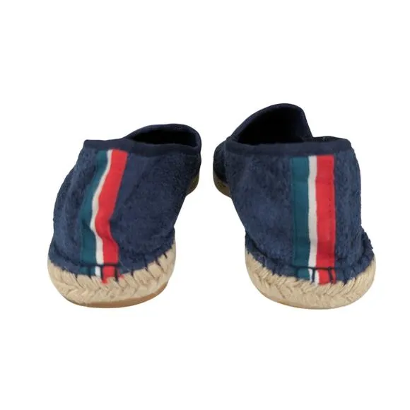 Orlebar Brown Fleet Cotton Terry Espadrilles Blue EU 46 UK 12 US Men's 13 Casual