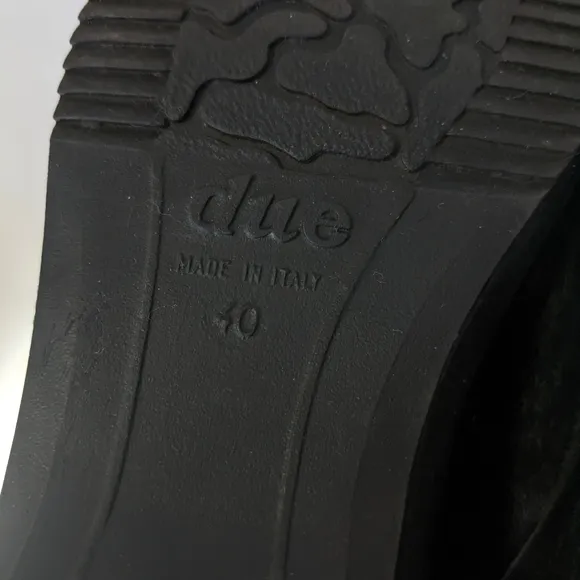 Oscar Sport Black Fur Winter‎ Boots Made in Italy Size 40