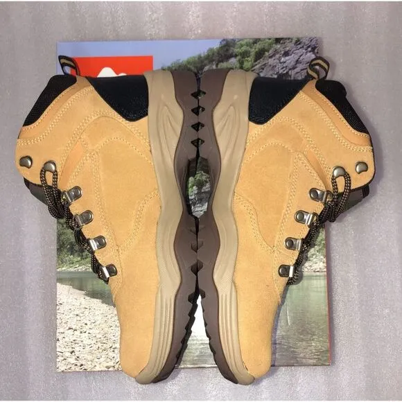 Ozark Trail M OT Free Edge Hiker Suede Wheat Boots Men's Size 13 Waterproof NEW