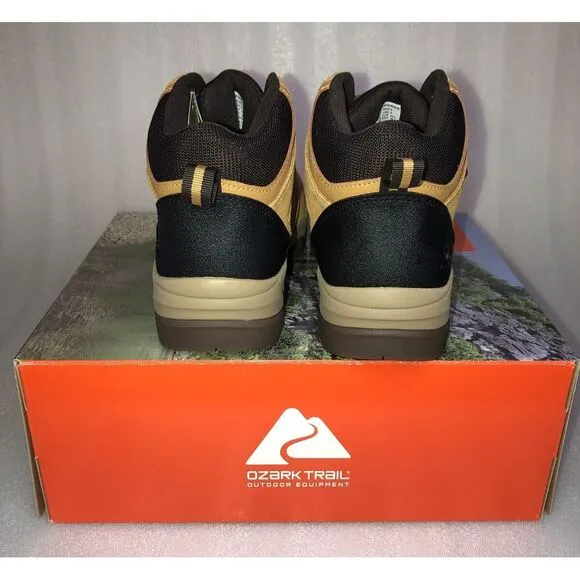 Ozark Trail M OT Free Edge Hiker Suede Wheat Boots Men's Size 13 Waterproof NEW