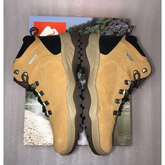 Ozark Trail M OT Free Edge Hiker Suede Wheat Boots Men's Size 13 Waterproof NEW