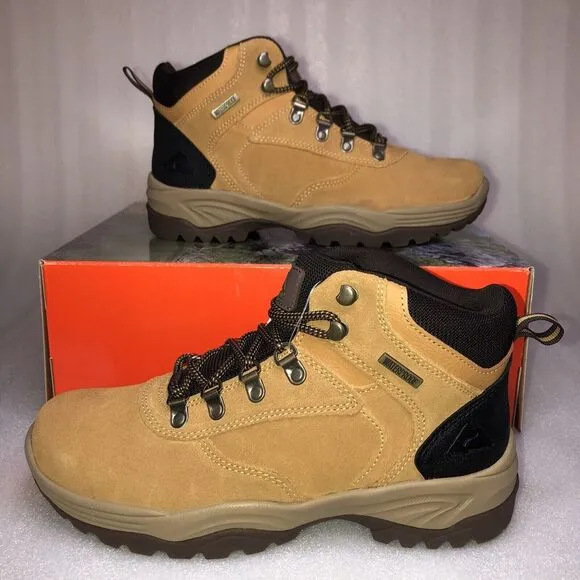 Ozark Trail M OT Free Edge Hiker Suede Wheat Boots Men's Size 13 Waterproof NEW